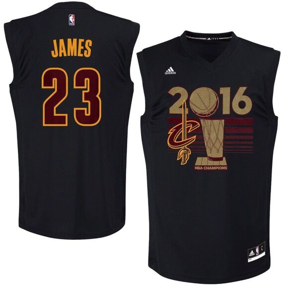 Cleveland Cavaliers 2016 NBA Champions Lebron James 23 Jersey Adult Small - Picture 1 of 2